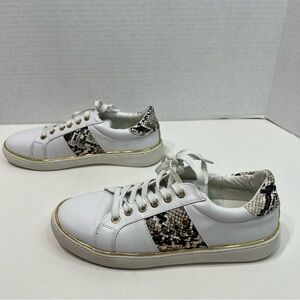 STEVE MADDEN animal print sneakers shoes women’s EU size 38 white